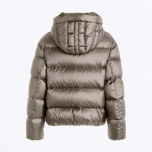 - Tilly - Bomber Puffer Jacket - Silver/Grey