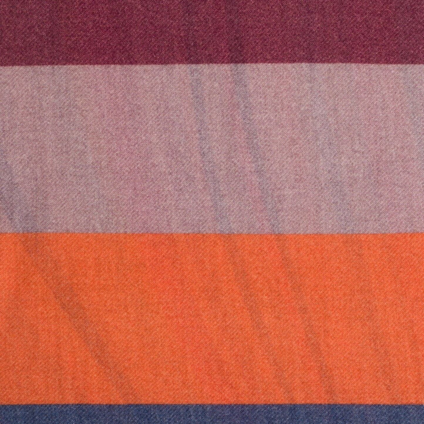 - Double-Sided Wool 'Swirl' Scarf - Multi