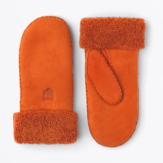 - Sheepskin Mitt - Orange