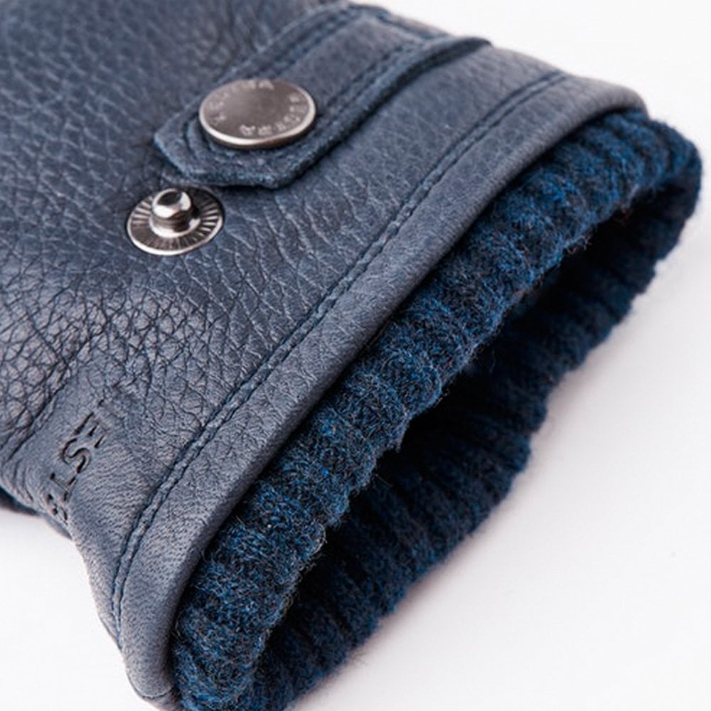 - Utsjö - Leather Primaloft Gloves - Navy