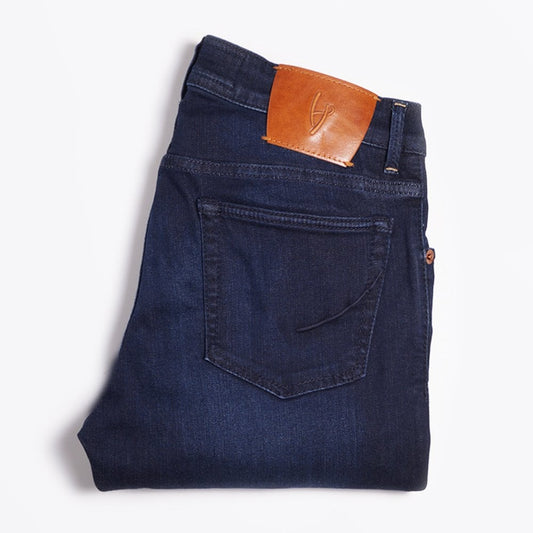 - Orvieto Clean Stretch Denim Jeans - Indigo