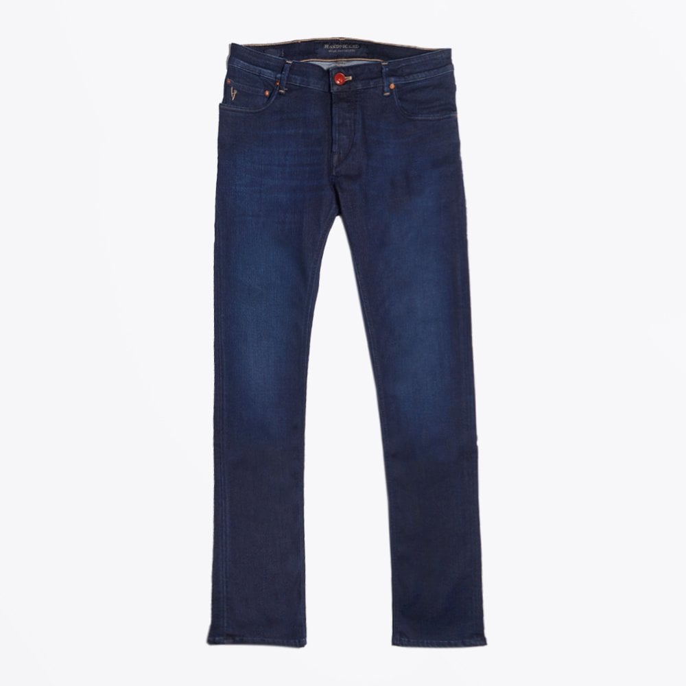 - Orvieto Clean Stretch Denim Jeans - Indigo