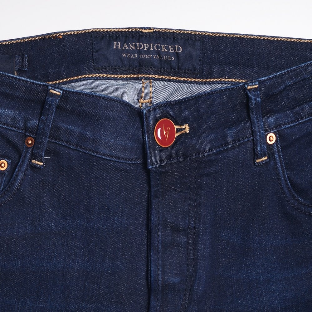 - Orvieto Clean Stretch Denim Jeans - Indigo