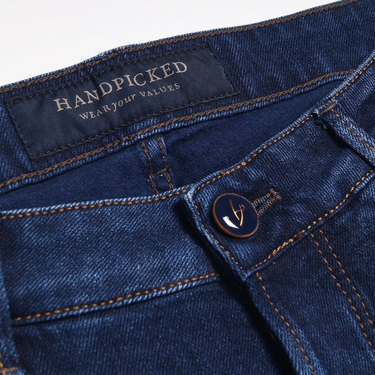 - Orvieto Stretch Denim Jeans - Blue