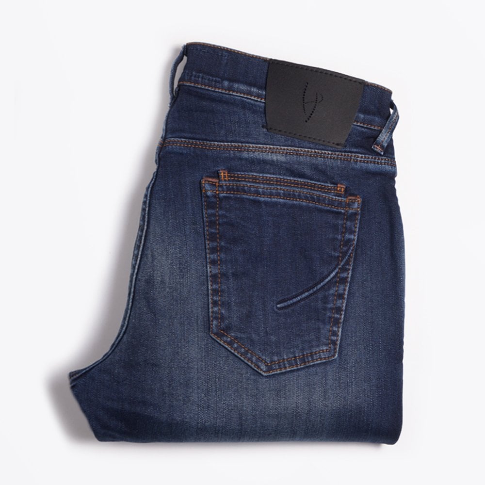 Handpicked Milano Double Pocket Jeans - Dark Blue