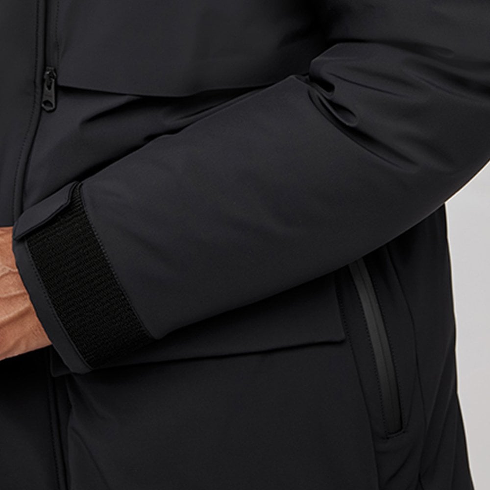 Gabriel - Tech Down Parka with Hood - Black