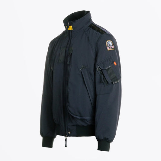 - Fire Light - Down Bomber Jacket - Blue/Black