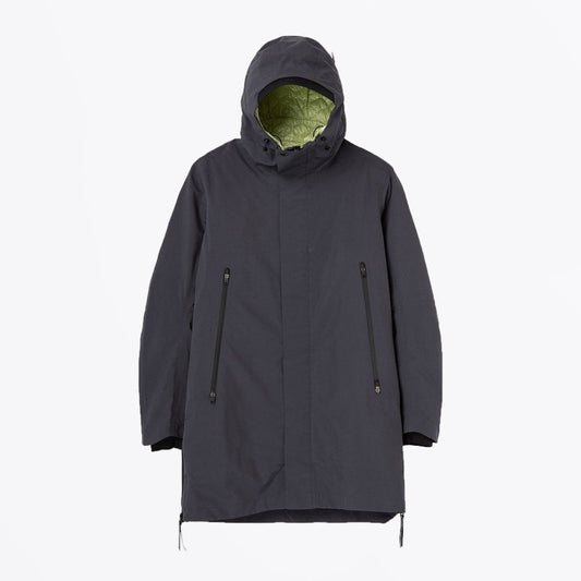 Magnetic Liner Parka Coat - Grey