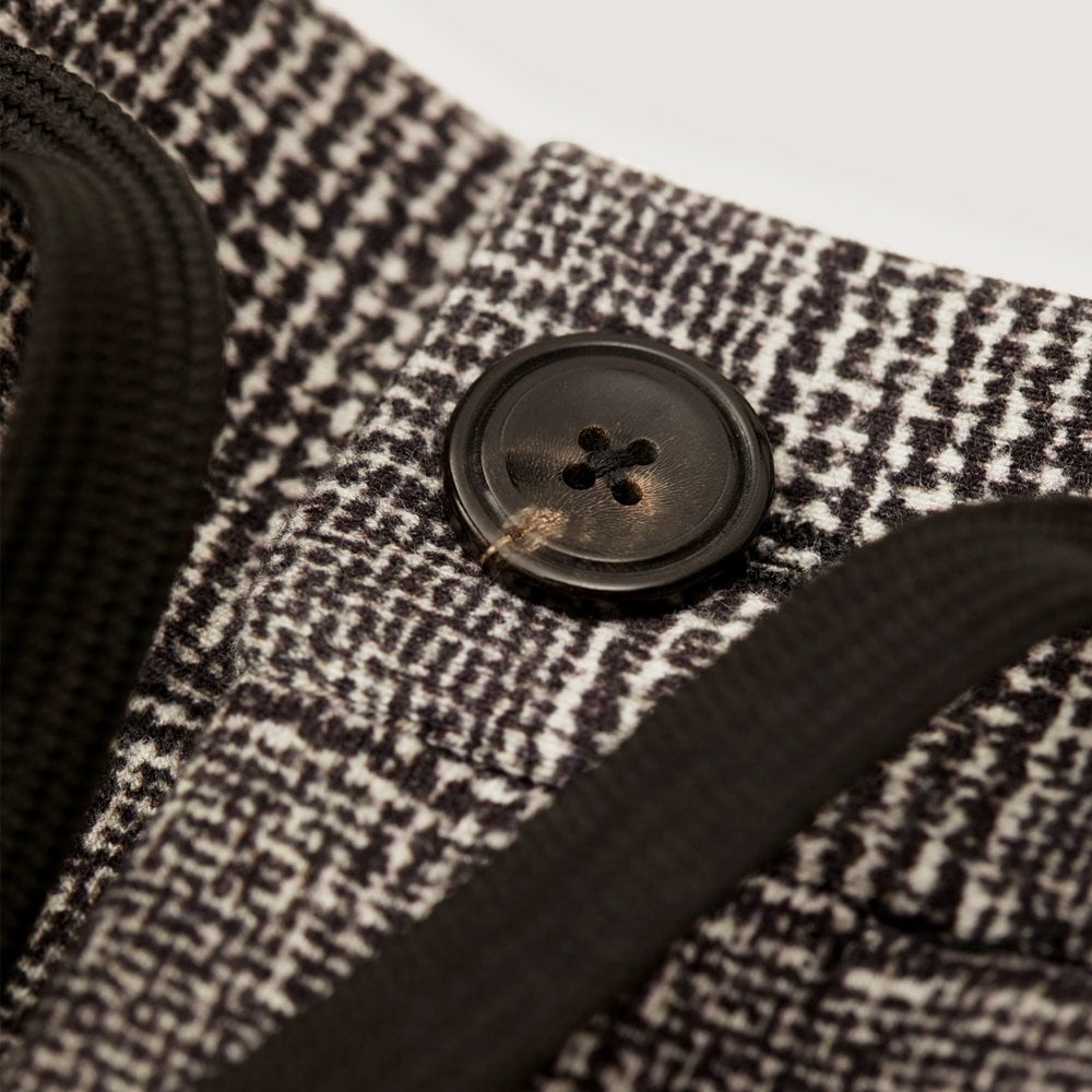 - Check Joggers - Grey