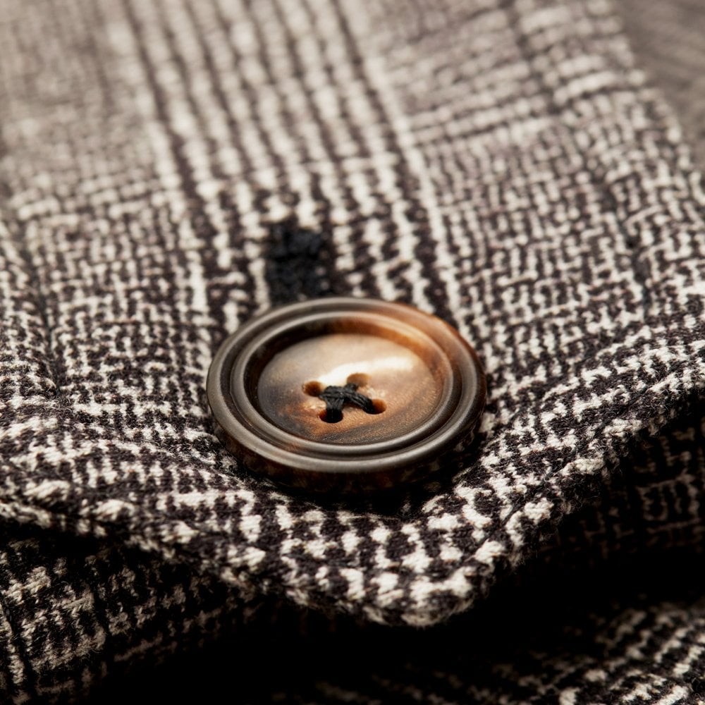 - Check Work Jacket - Grey