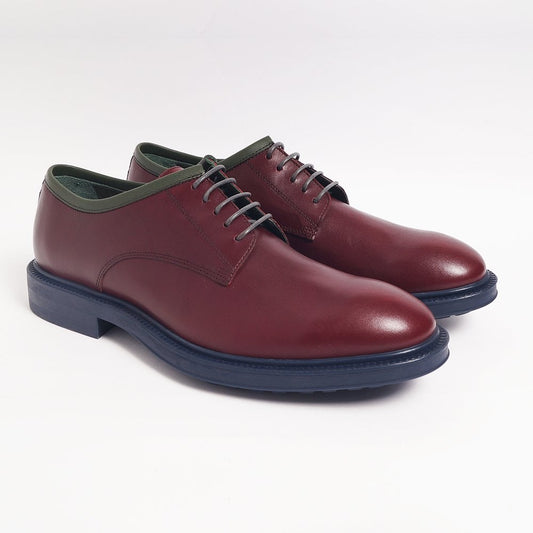 Leather 'Rutford' Shoes - Burgundy