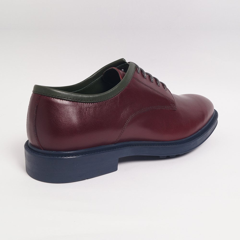 Leather 'Rutford' Shoes - Burgundy