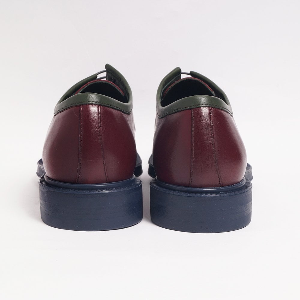 Leather 'Rutford' Shoes - Burgundy