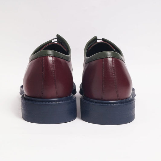 Leather 'Rutford' Shoes - Burgundy