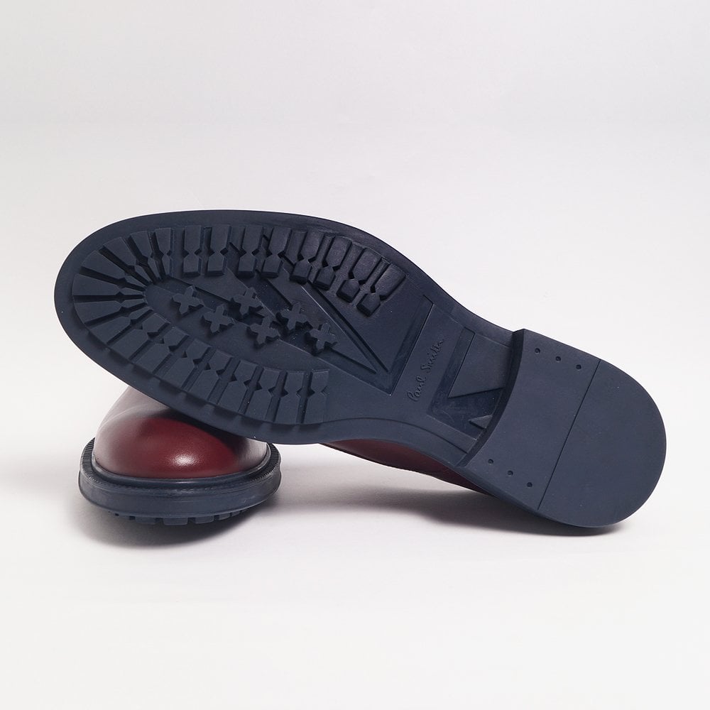 Leather 'Rutford' Shoes - Burgundy