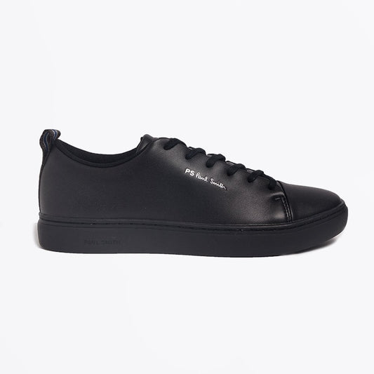 Leather 'Lee' Trainers - Black