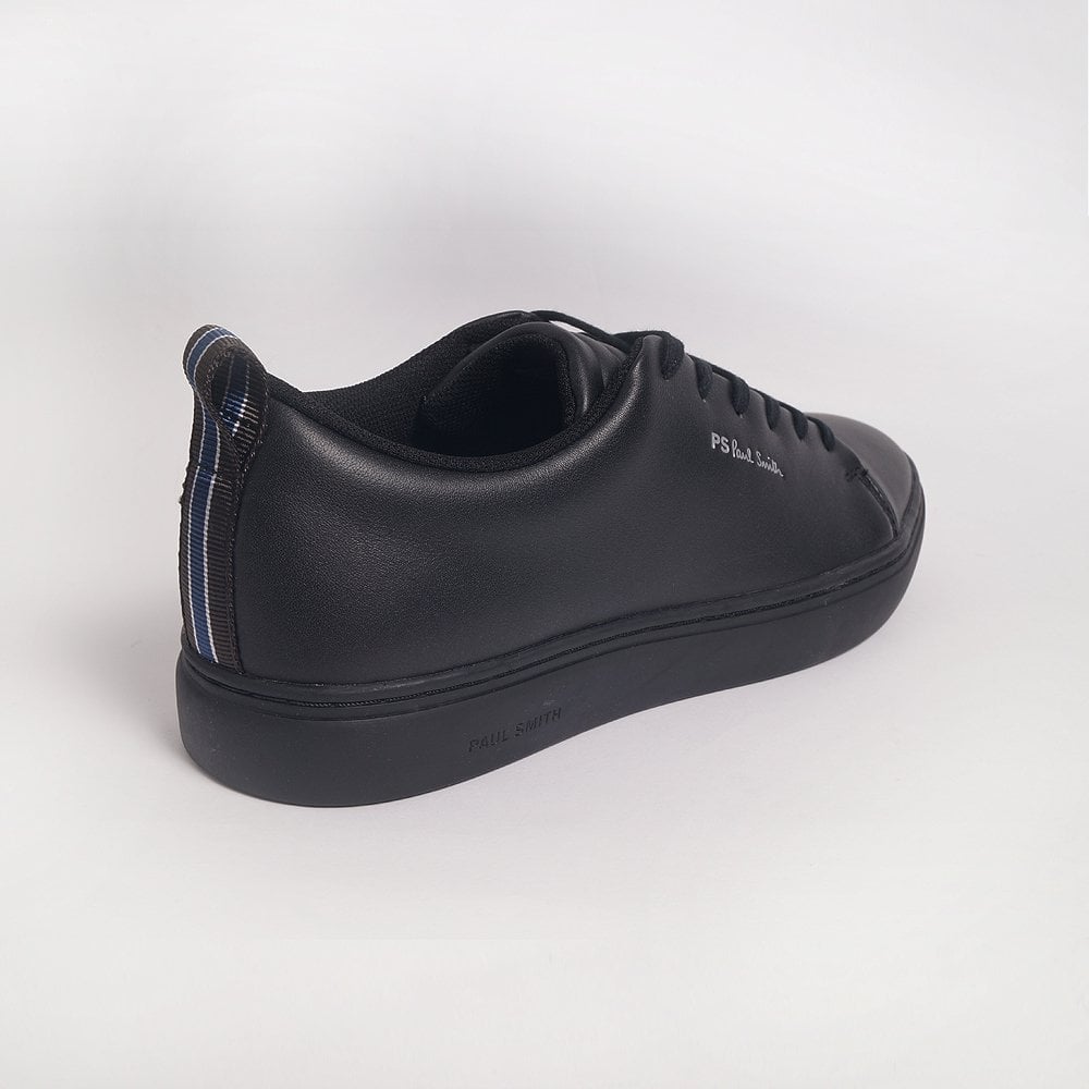 Paul Leather 'Lee' Trainers - Black