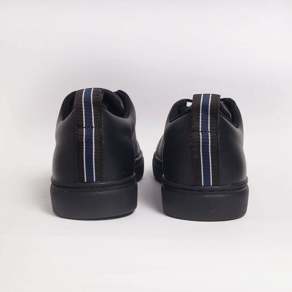 Leather 'Lee' Trainers - Black