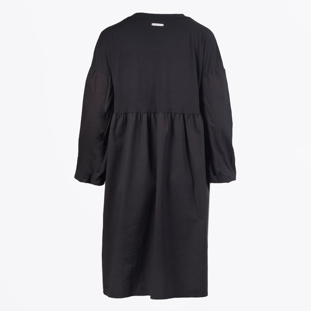 - Bell-Sleeve Dress - Black
