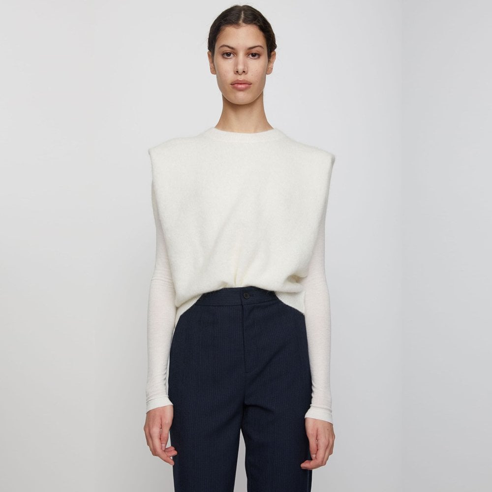 - Coldy - Knit Vest - White