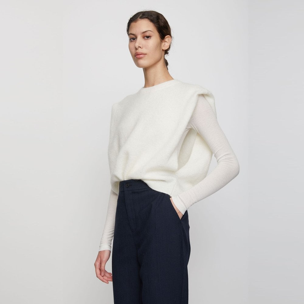 - Coldy - Knit Vest - White