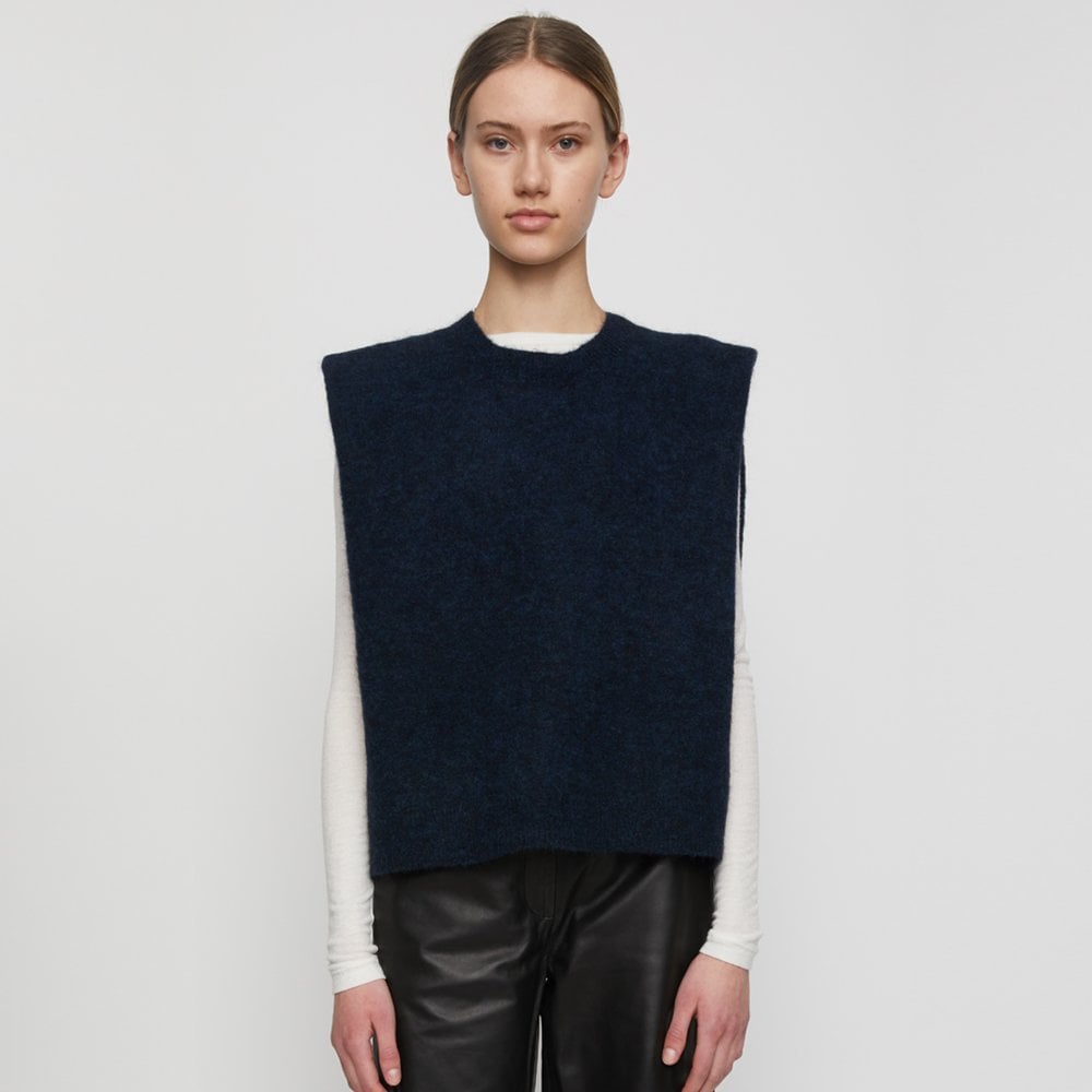 - Coldy - Knit Vest - Navy