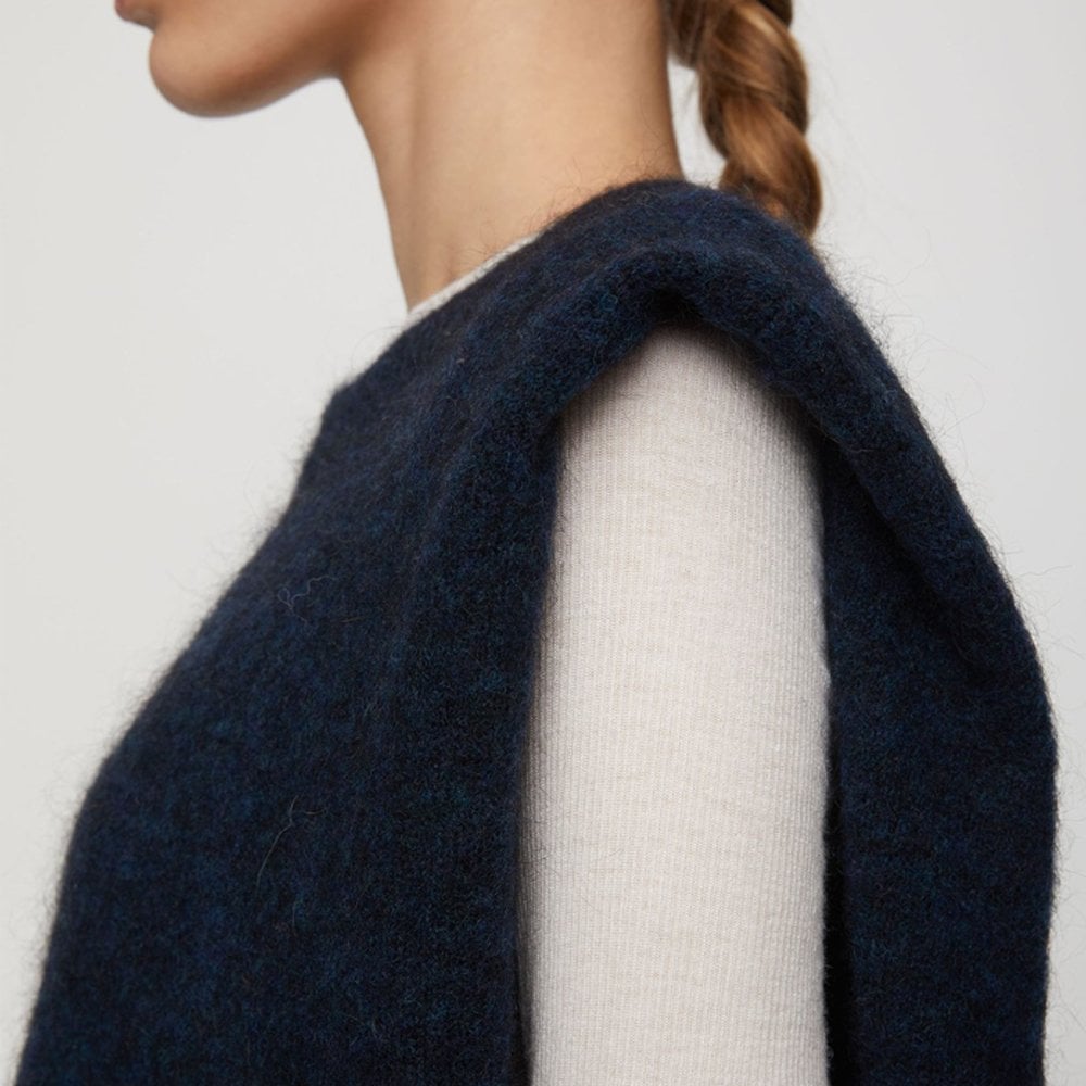 - Coldy - Knit Vest - Navy