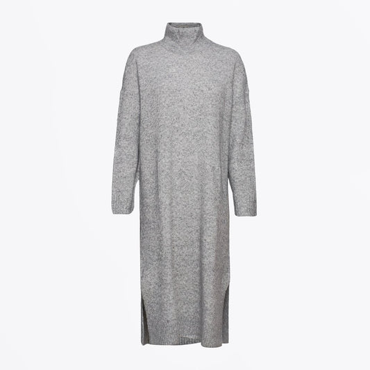 - Unite - Knitted Midi Dress - Grey