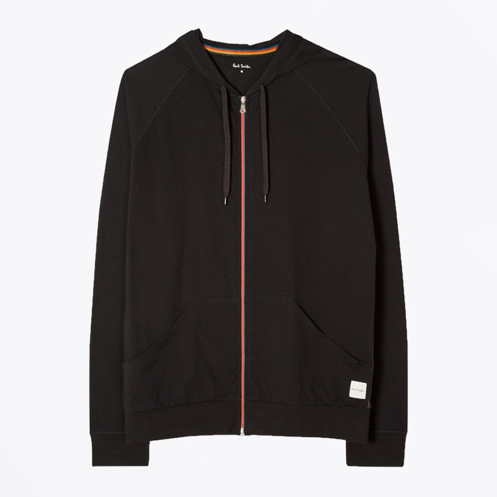 Paul - Jersey Lounge Hoodie - Black