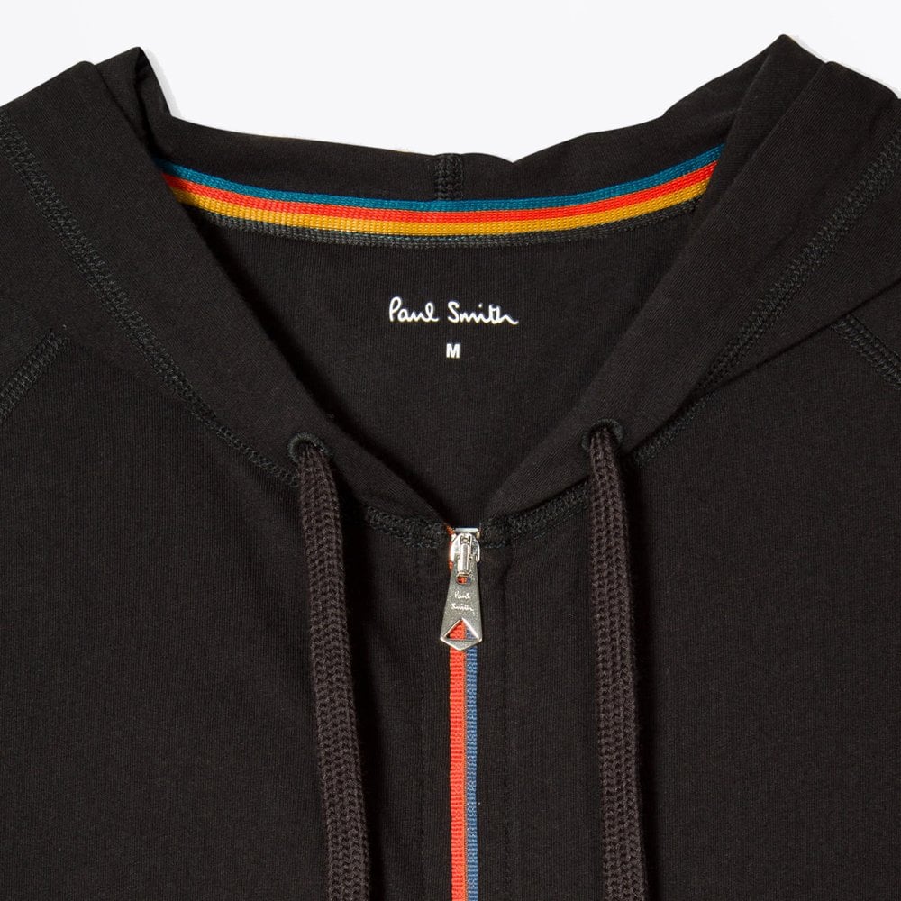 Paul - Jersey Lounge Hoodie - Black