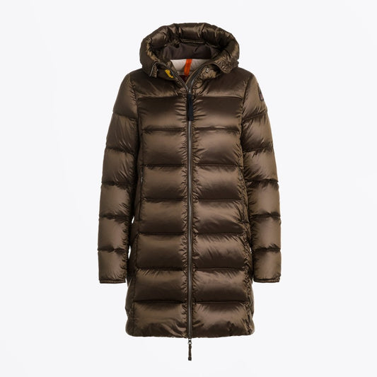 Marion Puffer Jacket - Brown