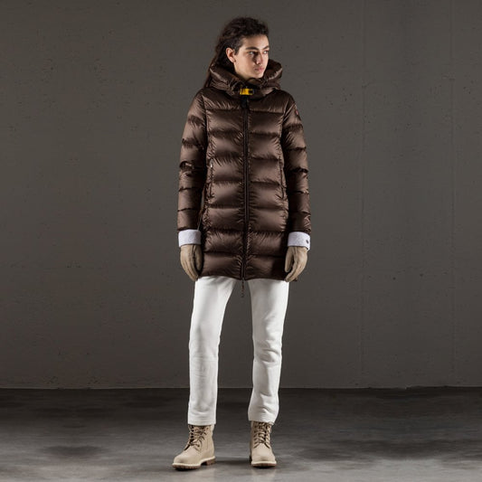Marion Puffer Jacket - Brown