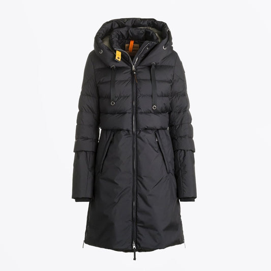 - Sherill - Long Puffa Coat - Black