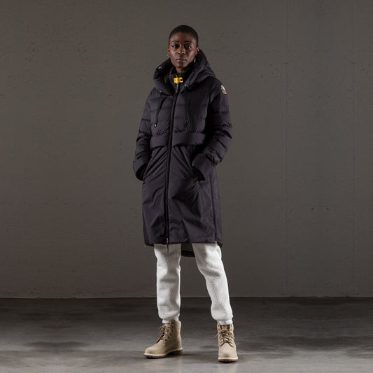 - Sherill - Long Puffa Coat - Black