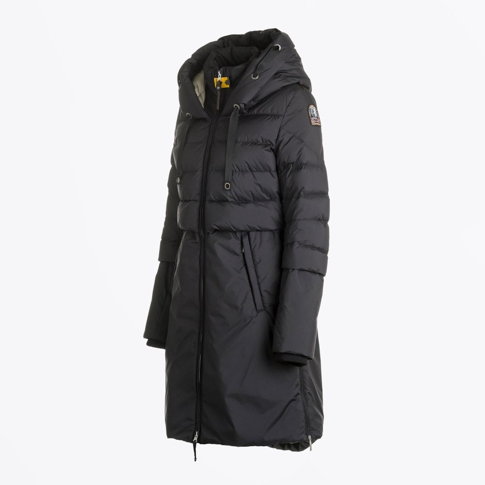 - Sherill - Long Puffa Coat - Black