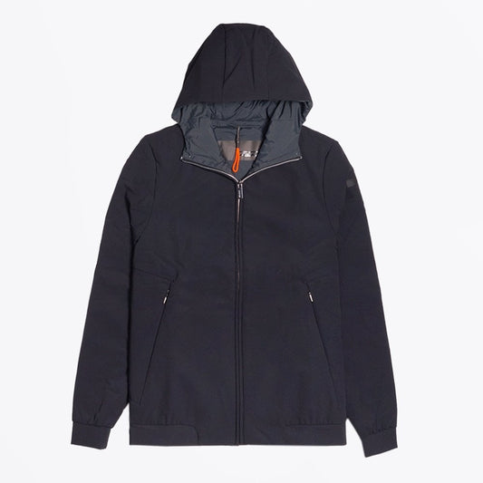 Hooded Zip Jacket - Black