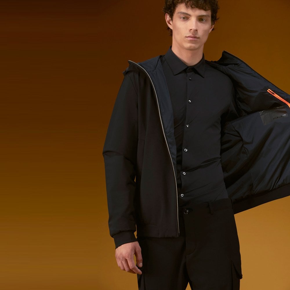 RRD Hooded Zip Jacket - Black