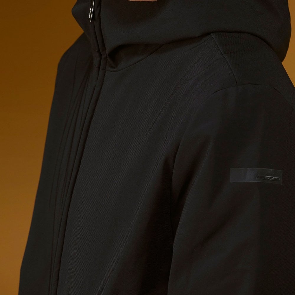 Hooded Zip Jacket - Black