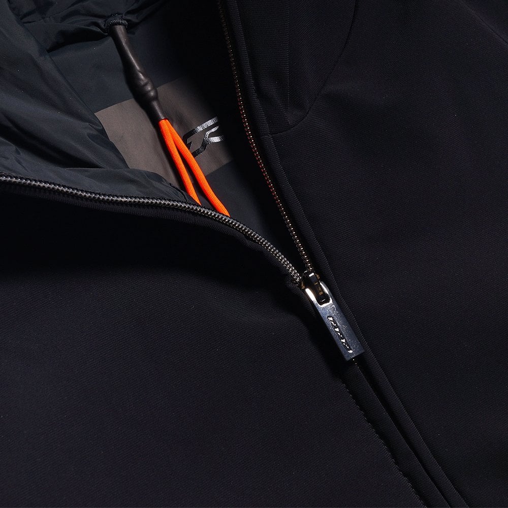 Hooded Zip Jacket - Black