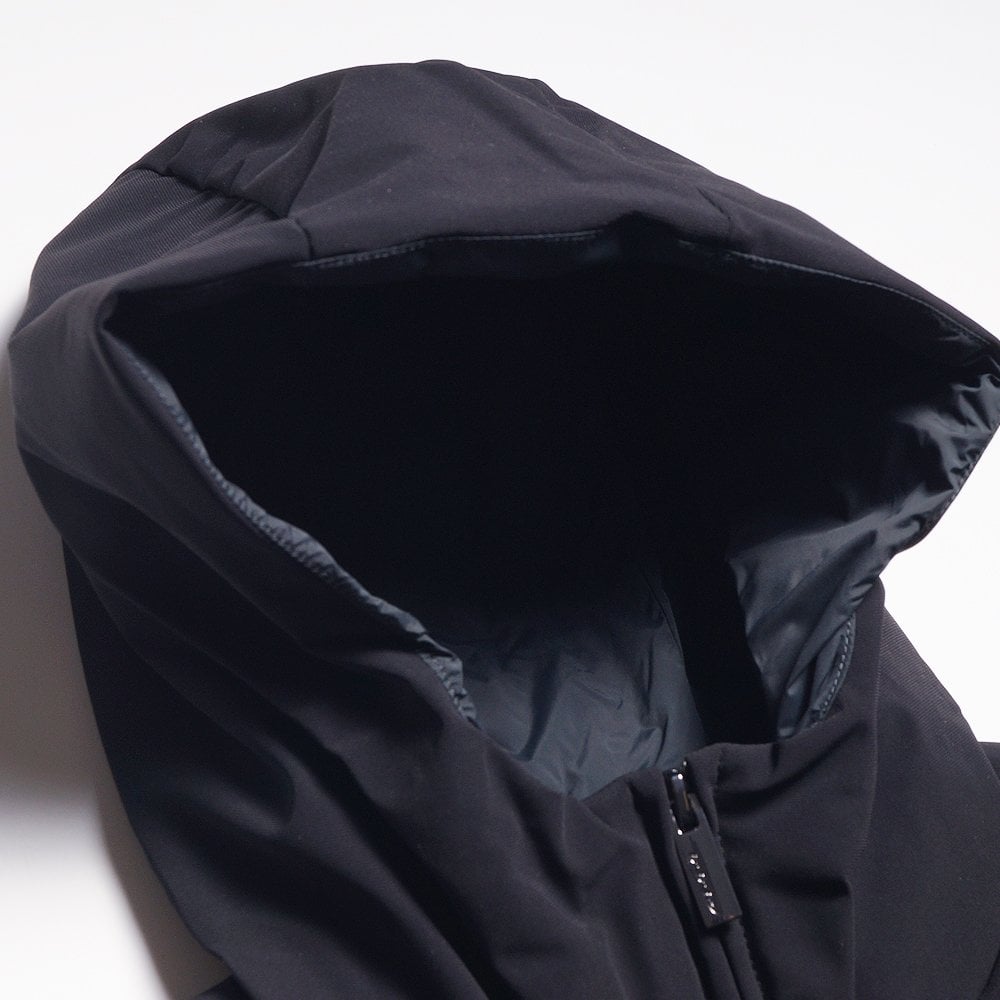 Hooded Zip Jacket - Black