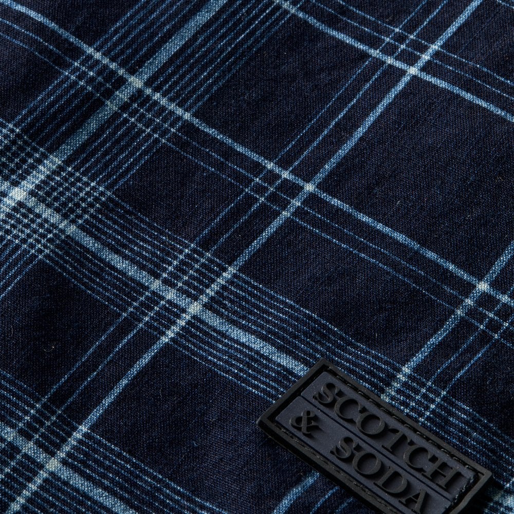 - Checked Shirt - Navy/Blue