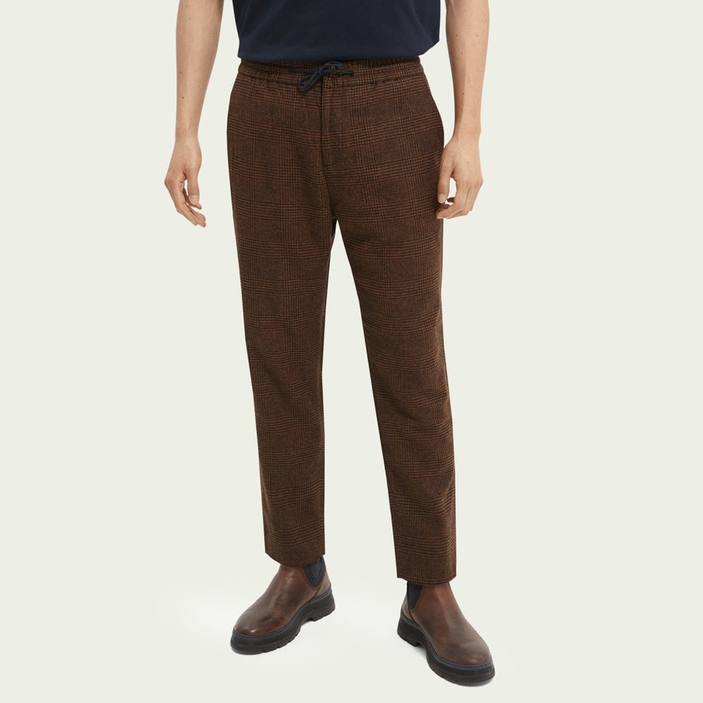 - Dogtooth Tapered Jogger - Brown