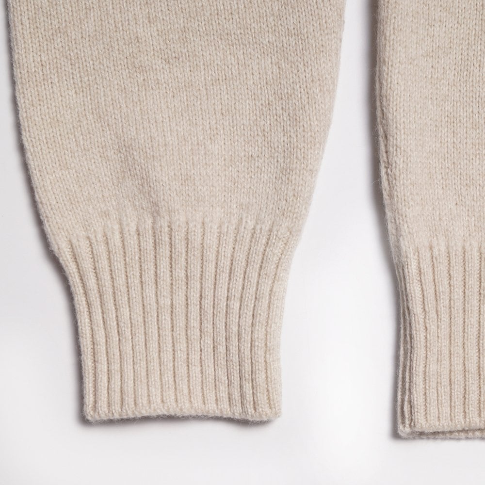 - Cashmere Turtleneck Pullover - Beige