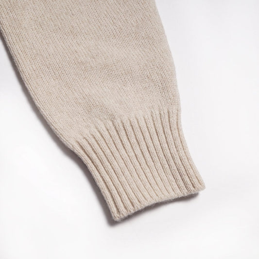- Cashmere Turtleneck Pullover - Beige