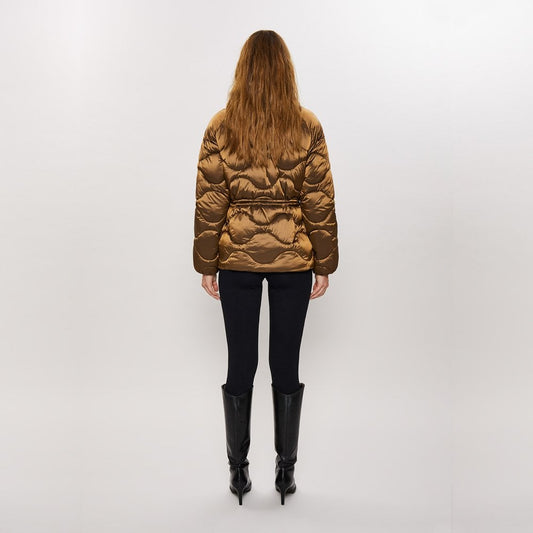 - Quilted Padded Jacket - Caramel