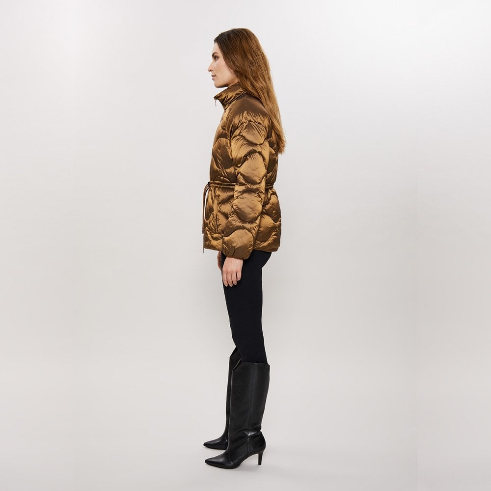 - Quilted Padded Jacket - Caramel