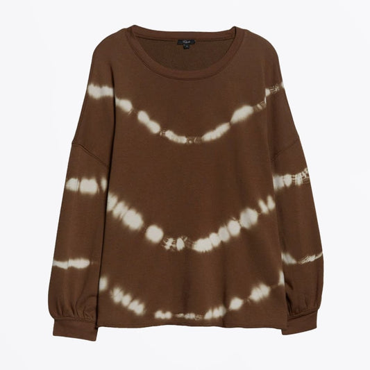 - Reeves - Chevron Stripe Sweater - Brown