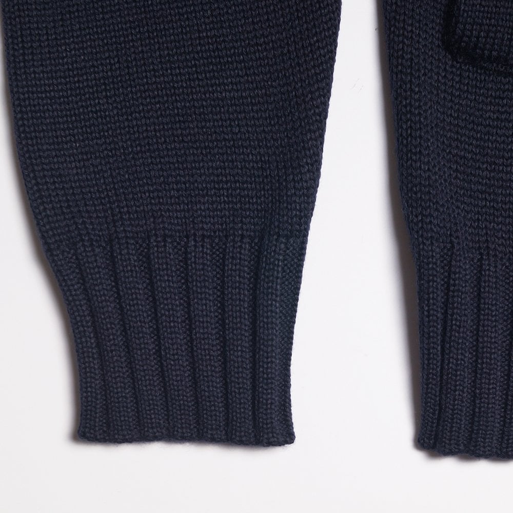 Filippo Merino Wool Cardigan - Navy