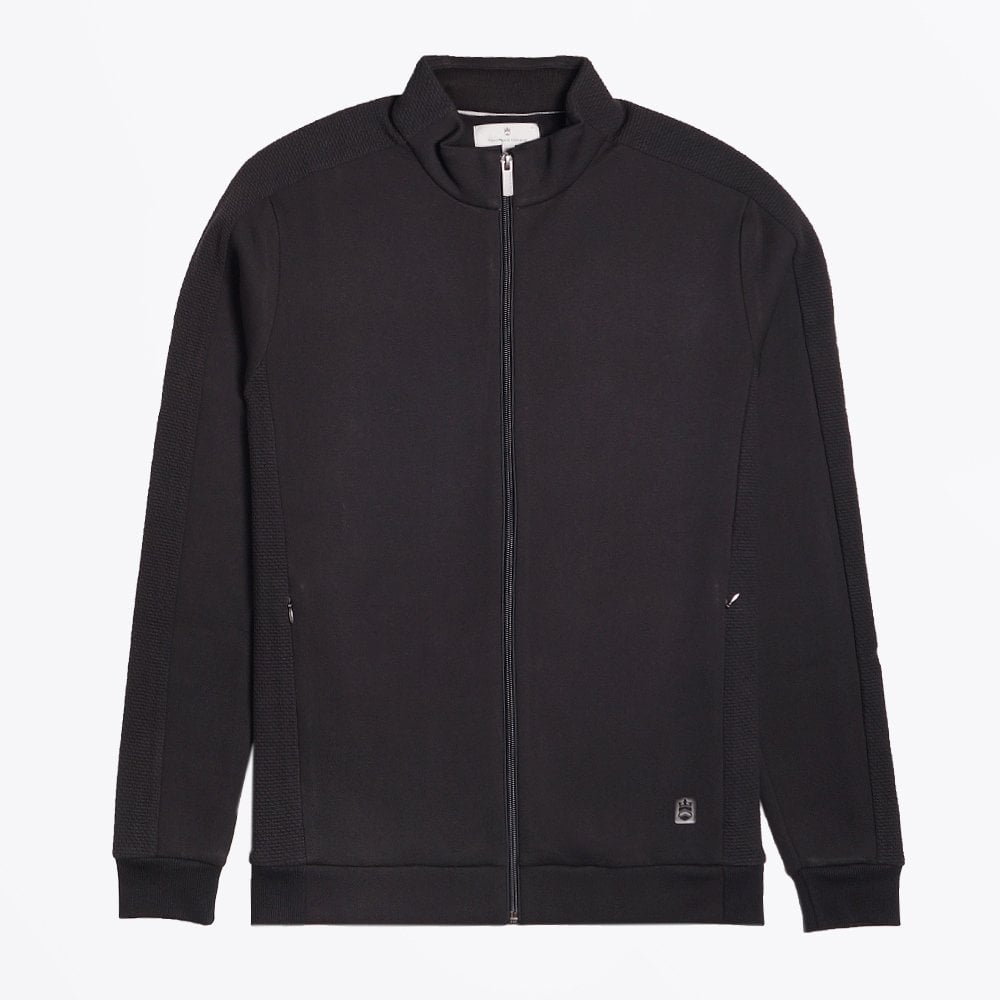 Thomas Full Zip Sweater - Black