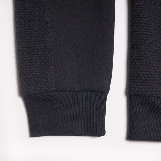 Full Zip Sweater - Black